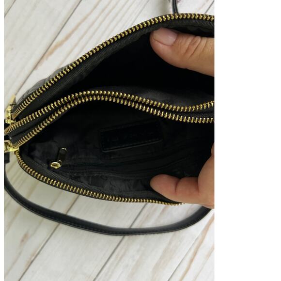 Tahari Black Women's Crossbody Purse Vegan Leather - Picture 5 of 10